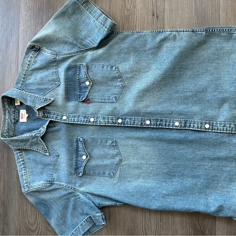 Levis denim shirt
